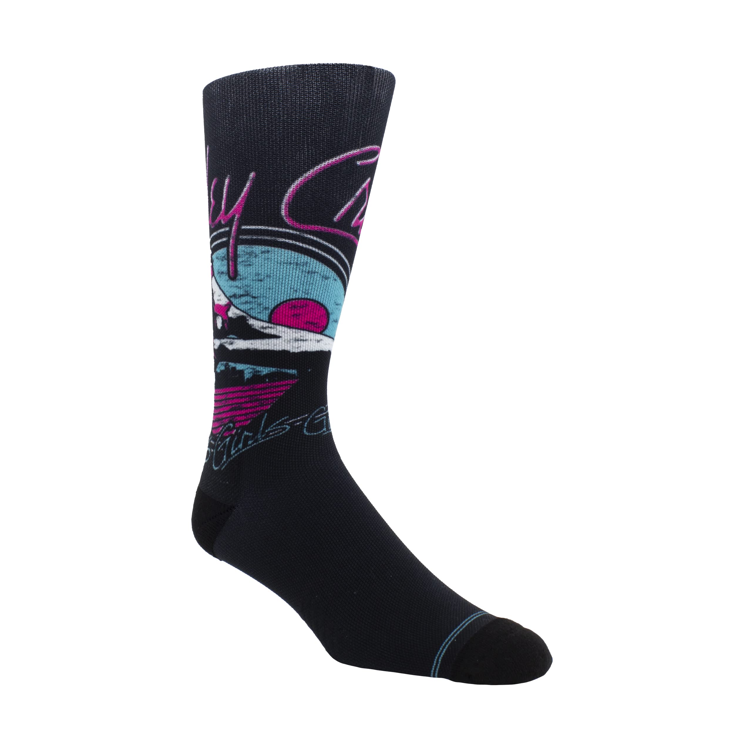 P PERRI'S SOCKS LTD. MOTLEY CRUE DYE SUB CREW