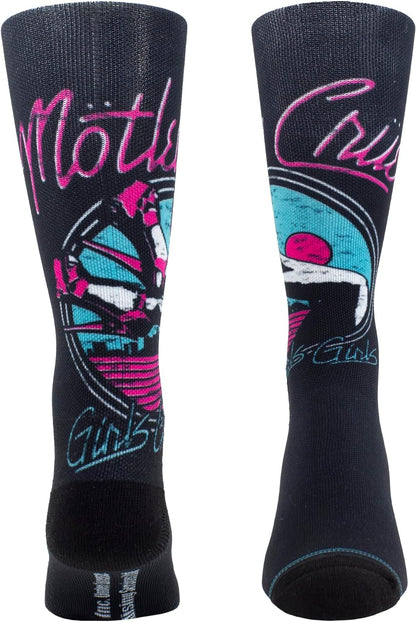P PERRI'S SOCKS LTD. MOTLEY CRUE DYE SUB CREW