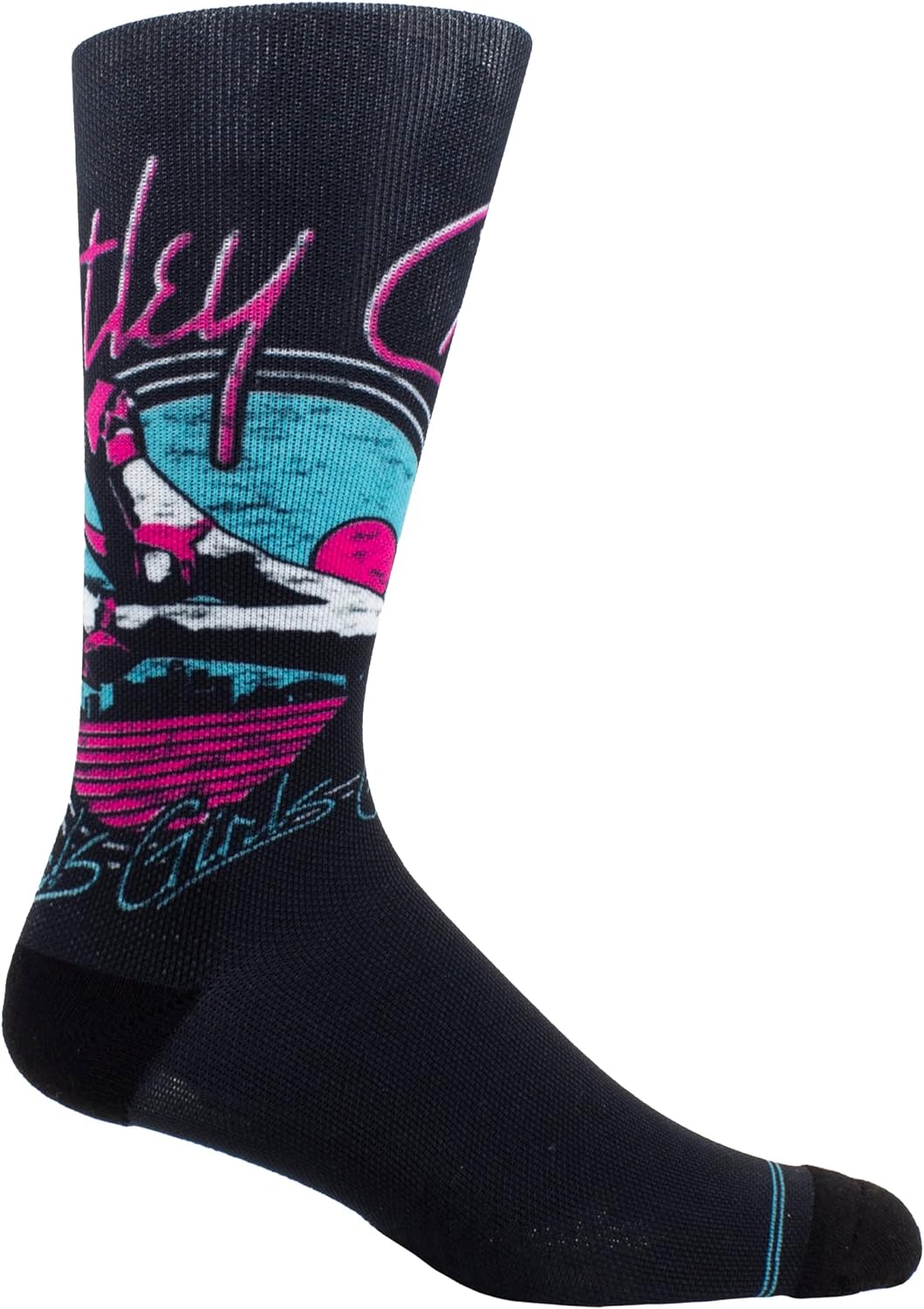 P PERRI'S SOCKS LTD. MOTLEY CRUE DYE SUB CREW
