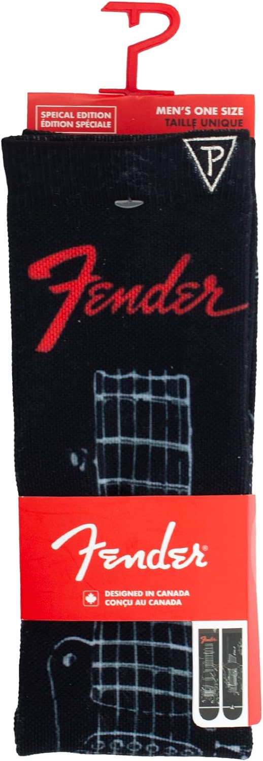 PERRI'S SOCKS AC/DC Officially Licensed Dye Sublimation Crew Socks - Cushioned Novelty Rock Band Socks for Men and Women