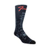 PERRI'S SOCKS AC/DC Officially Licensed Dye Sublimation Crew Socks - Cushioned Novelty Rock Band Socks for Men and Women