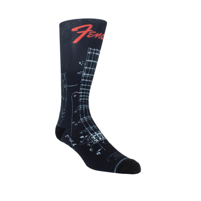 PERRI'S SOCKS AC/DC Officially Licensed Dye Sublimation Crew Socks - Cushioned Novelty Rock Band Socks for Men and Women