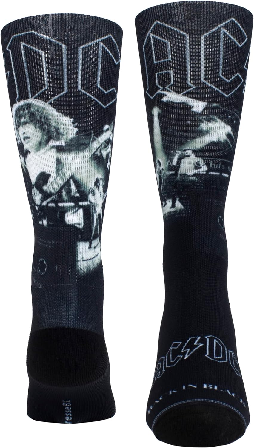PERRI'S SOCKS ACDC DYE SUB CREW