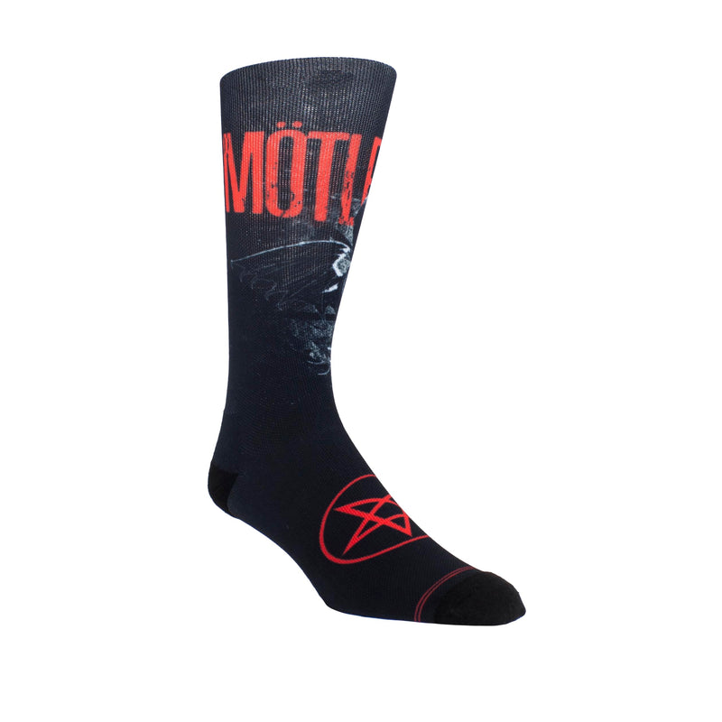 Perri's Leathers Motley Crue DYE Sublimation Crew, 001 Socks, Black, 28 EU
