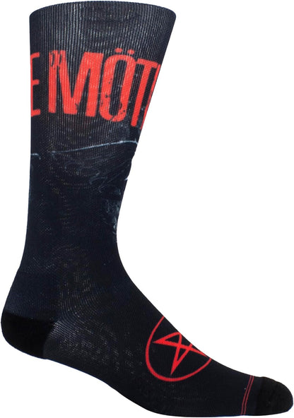 Perri's Leathers Motley Crue DYE Sublimation Crew, 001 Socks, Black, 28 EU