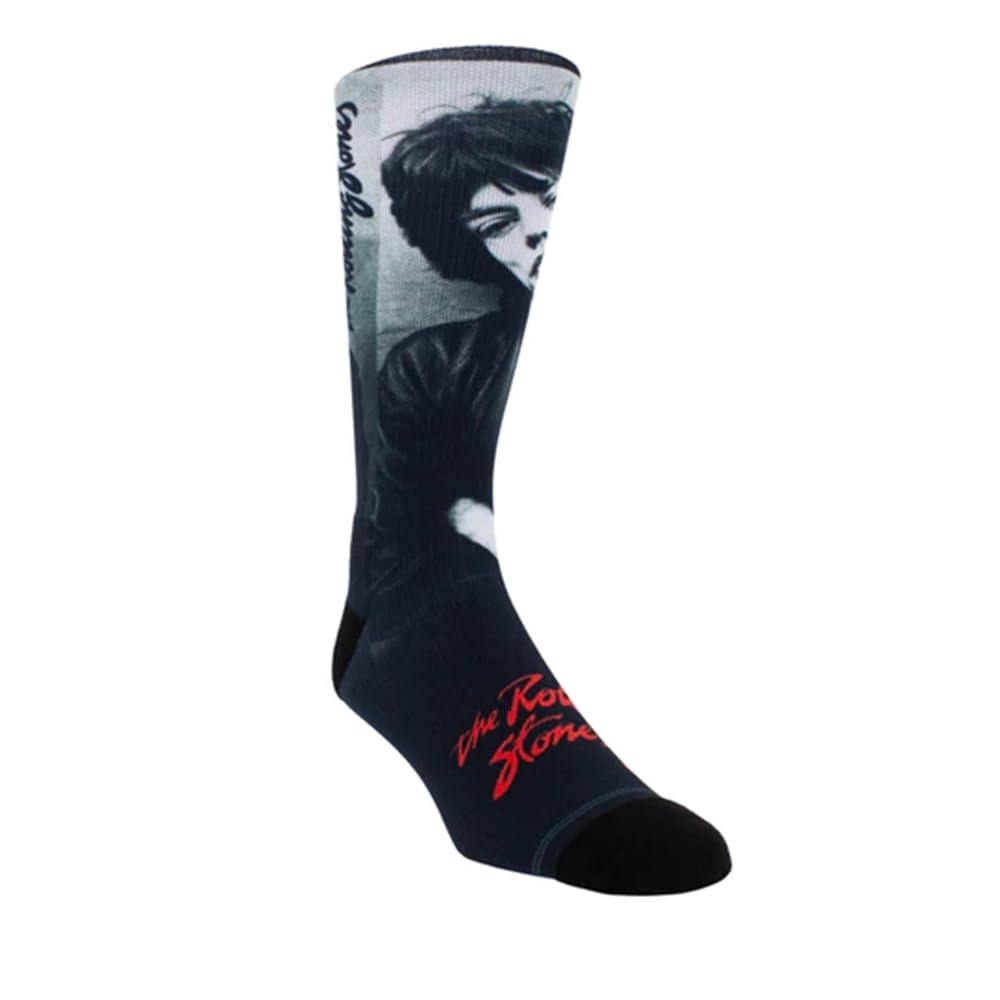 PERRI'S SOCKS Rolling Stones Mick 1975 Socks, Black, 28