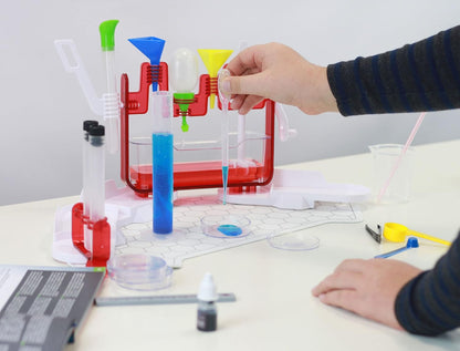 Buki France 8364 Chemistry Lab 200 Experiments, White, 45 cm × 11 cm × 32.2 cm