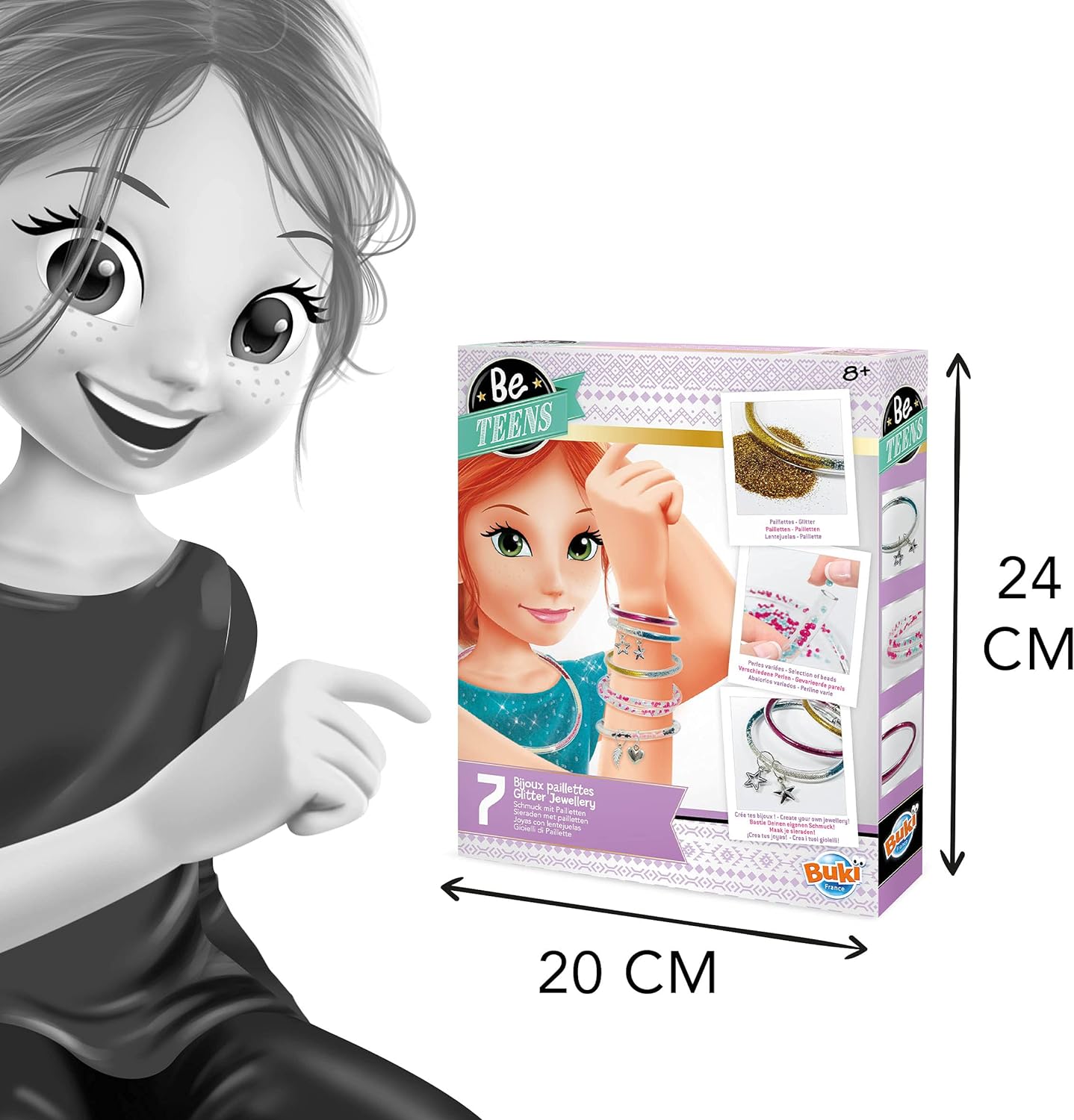 BUKI BE105 - Be Teens - Joyas con Lentejuelas