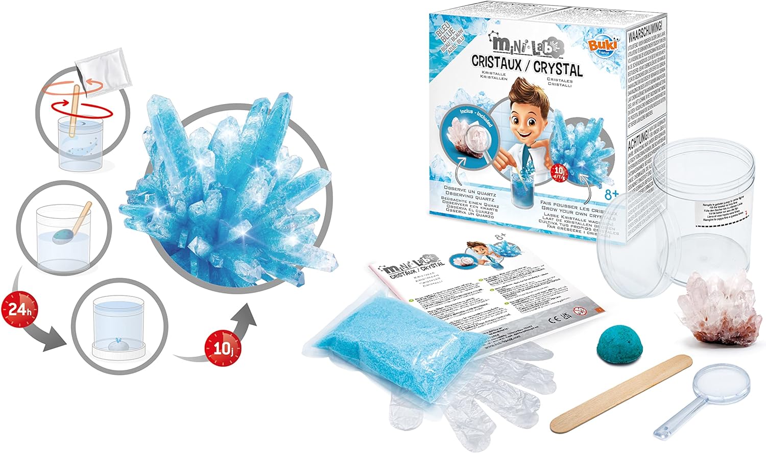 BUKI 3006BLU - Mini Lab Crystals - Blue