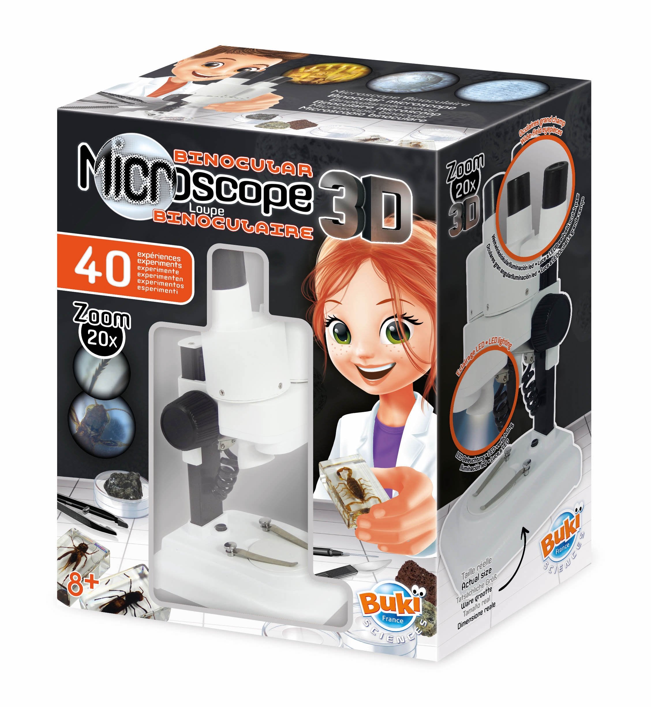 BUKI France MR500 - Binocular Microscope 3D