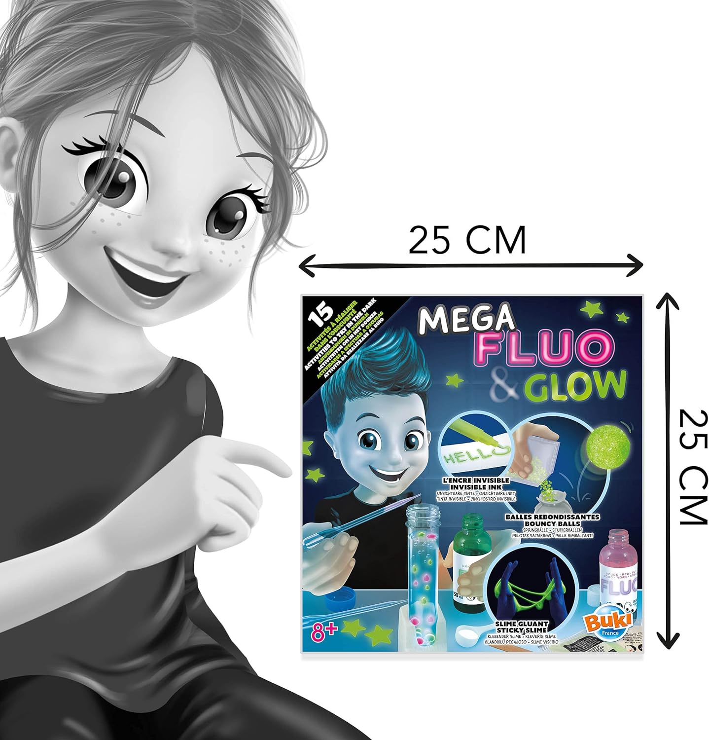 BUKI France 2162 - Mega Glow & Fluo