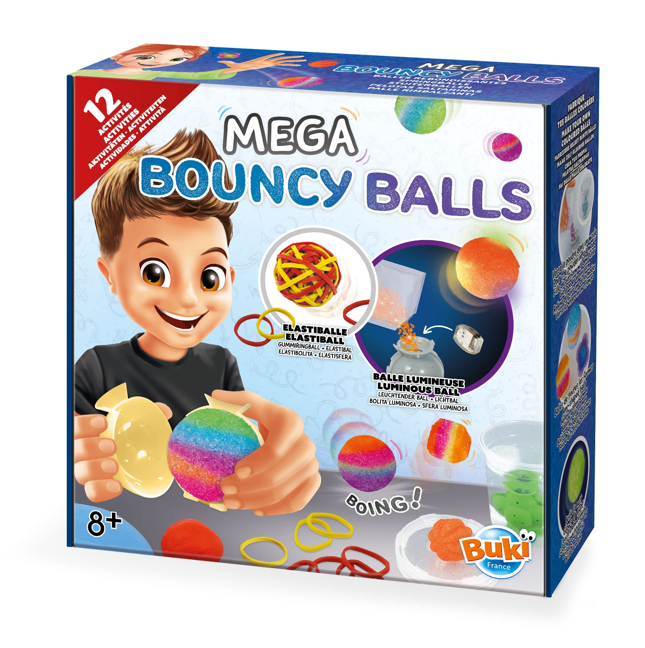 BUKI France 2164 Mega Balles Rebondissantes Bouncy