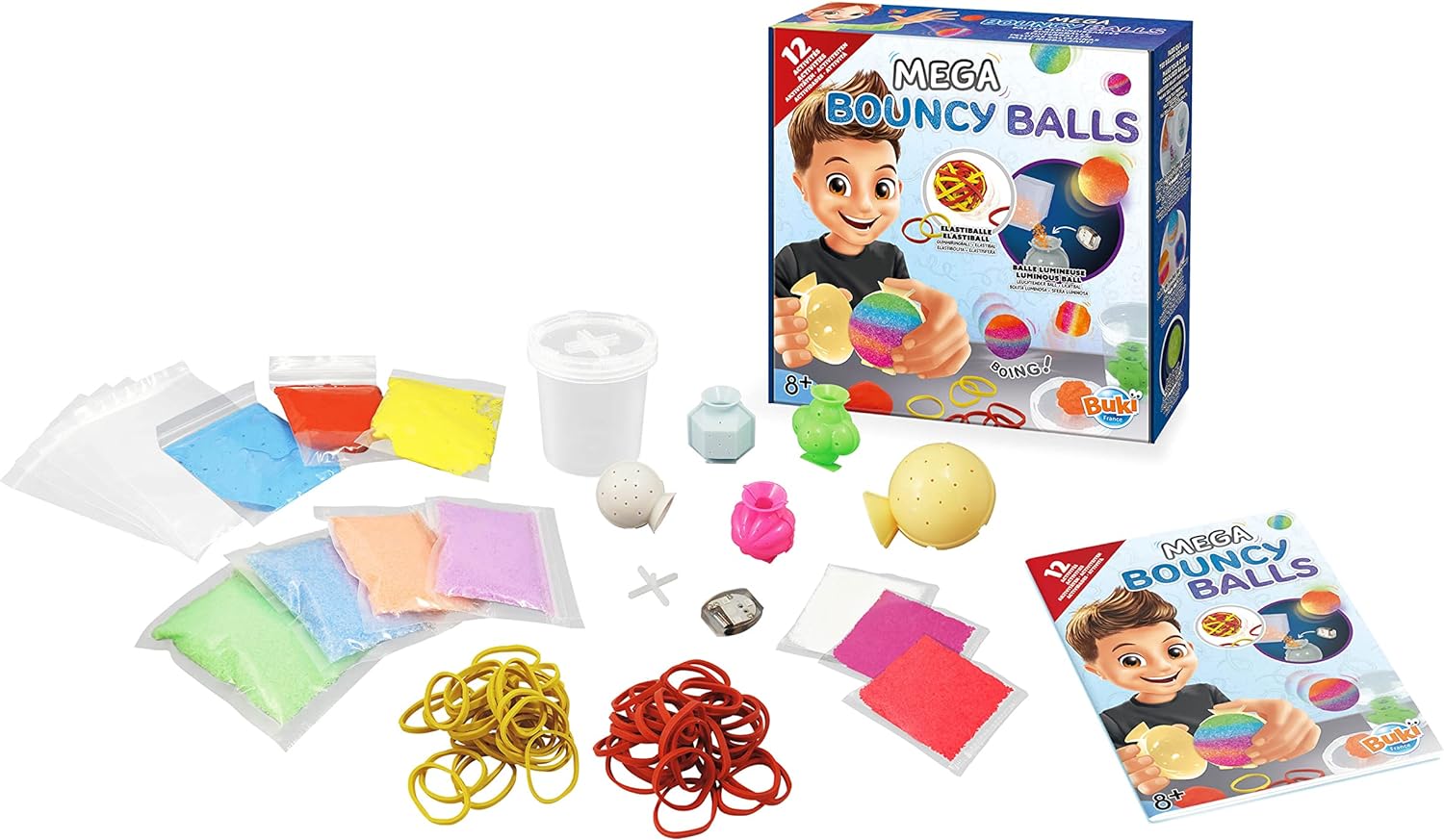 BUKI France 2164 Mega Balles Rebondissantes Bouncy