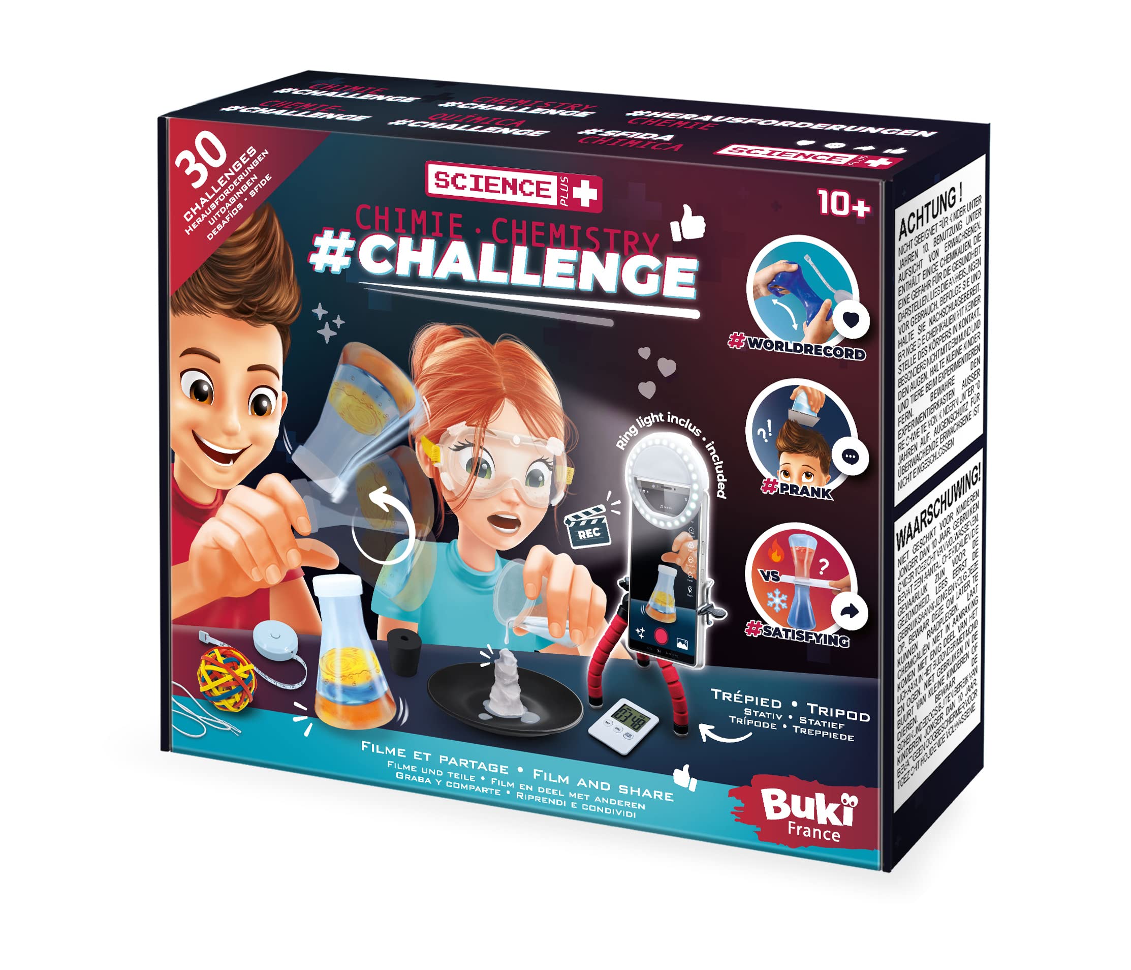 Buki France- Chemistry Challenge (Nuevo 2021) Química, Multicolor, Medium (SP005