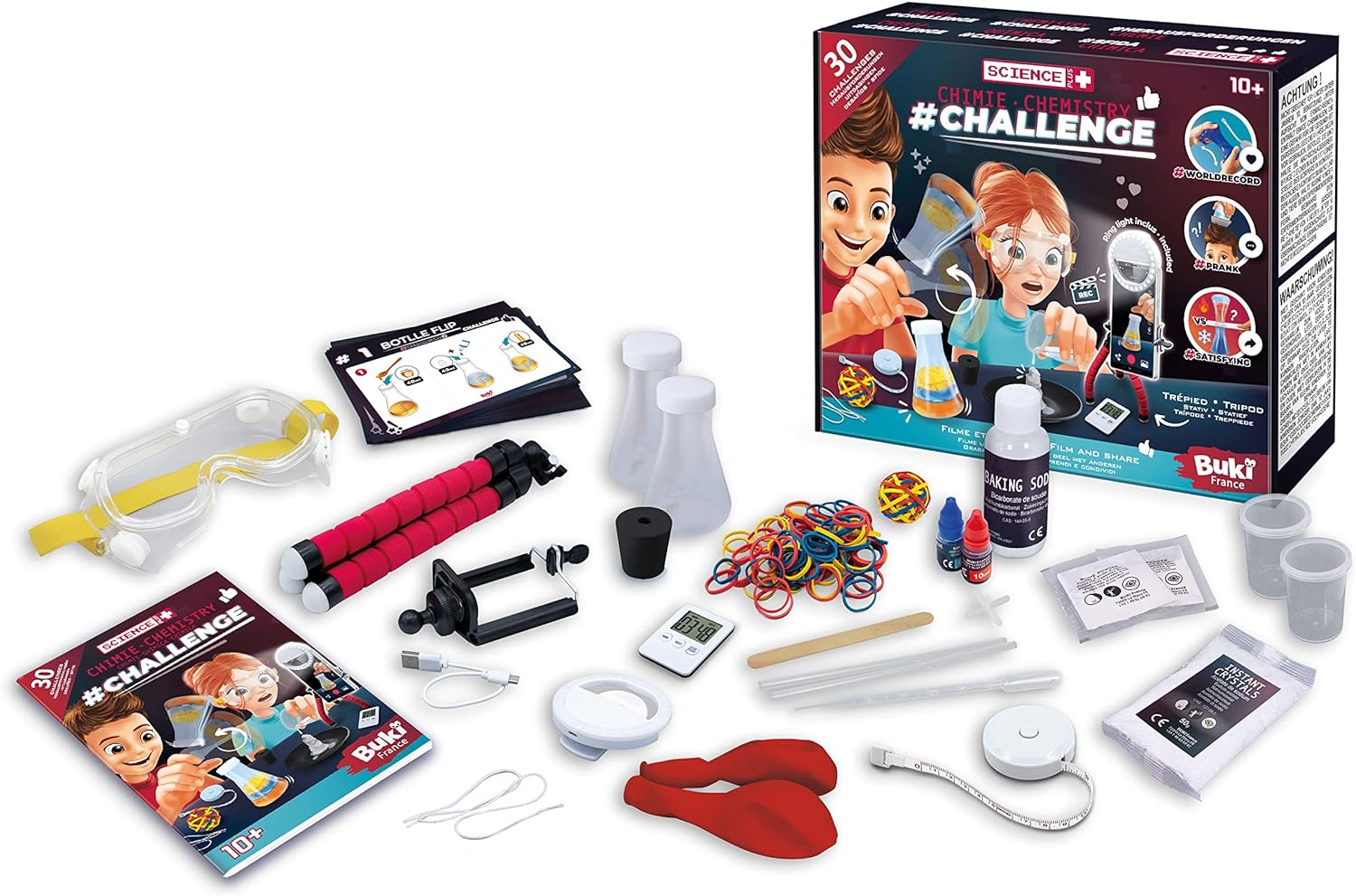 Buki France- Chemistry Challenge (Nuevo 2021) Química, Multicolor, Medium (SP005