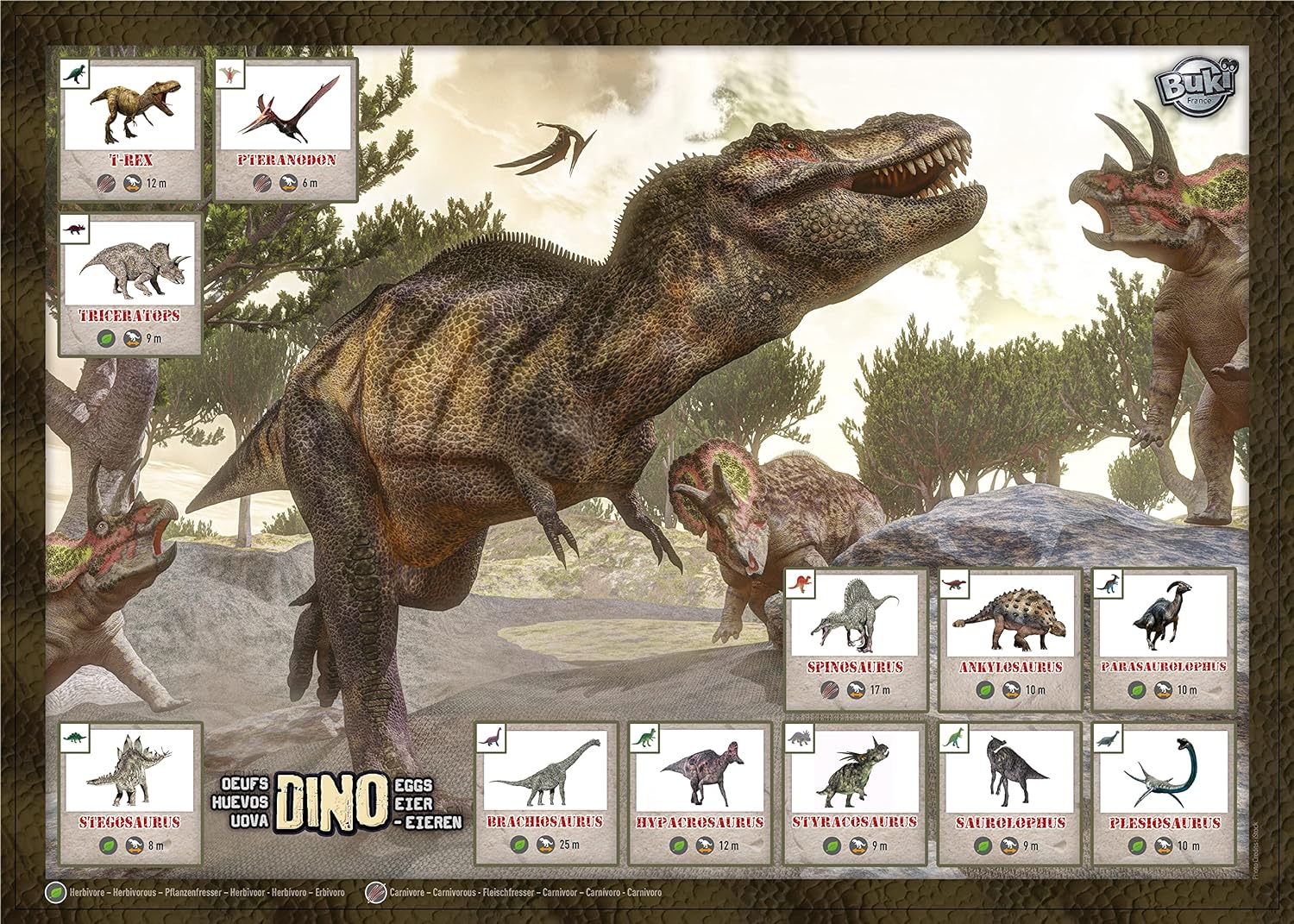 Buki - Dino Egg Maxi Pack, 2138