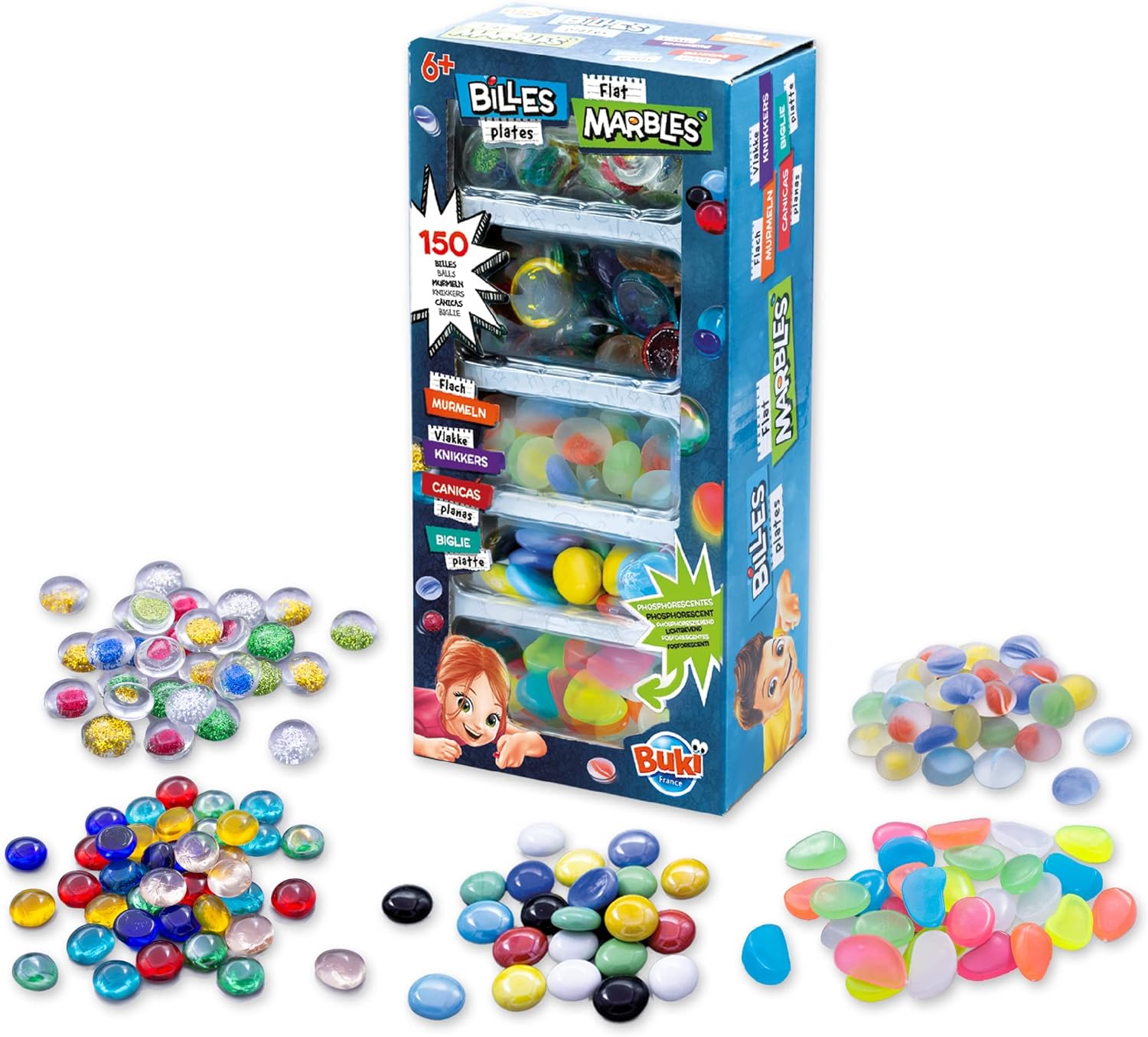 Buki France COFFRET BILLES PLATES
