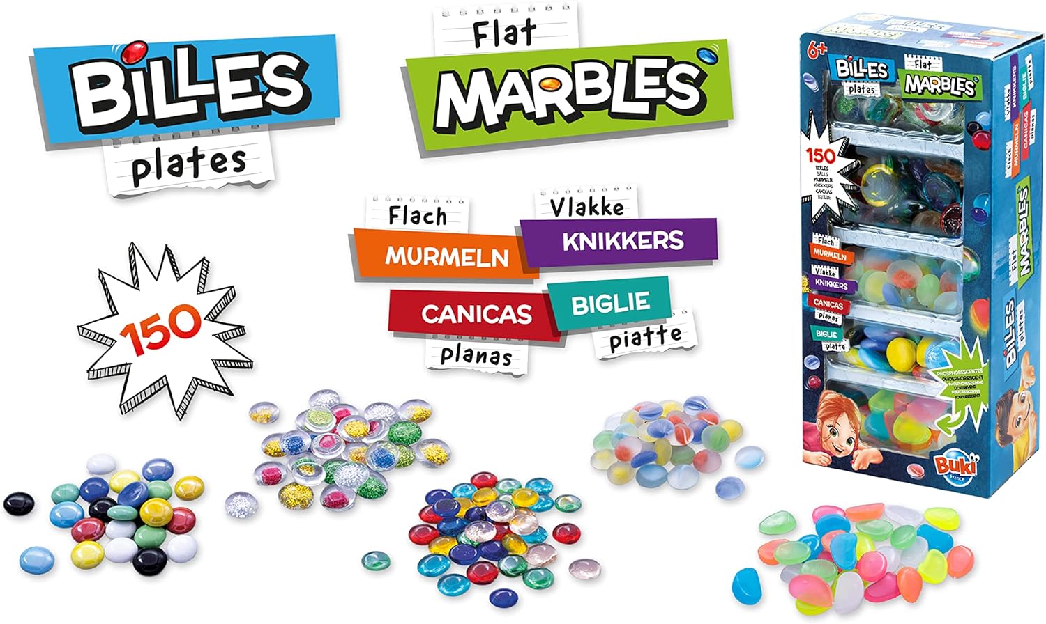Buki France COFFRET BILLES PLATES