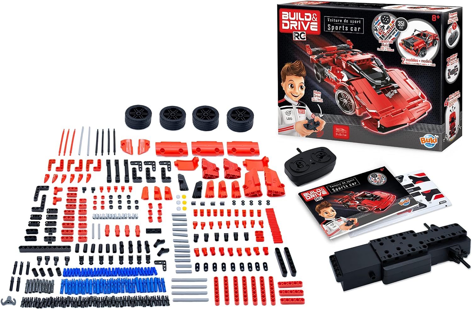 BUKI France 8025 Auto Sports car F/S, red