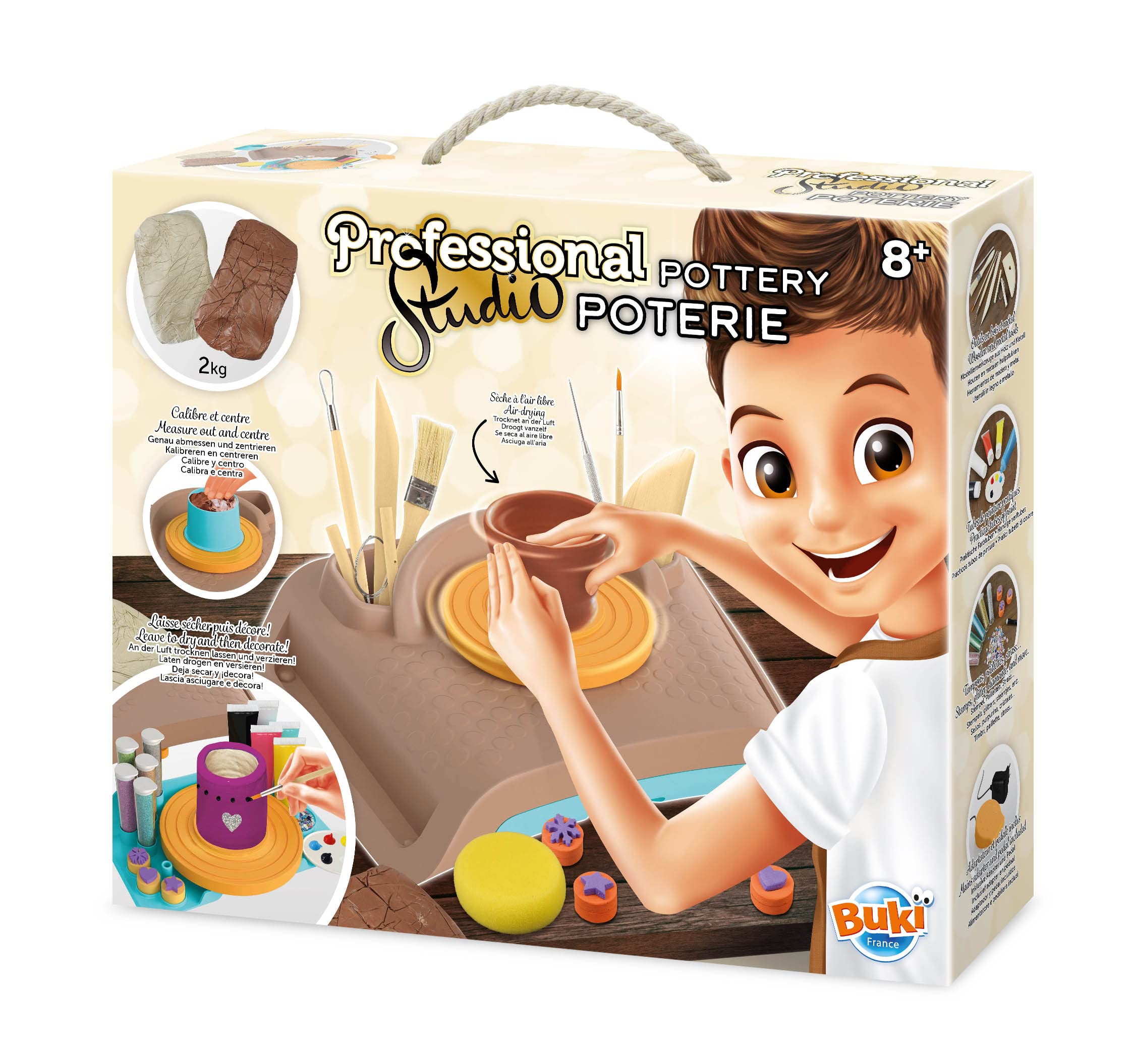 Buki Professional Studio Pottery Set with UK Plug