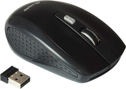 Equip Wireless Travel Optical Mouse - Black