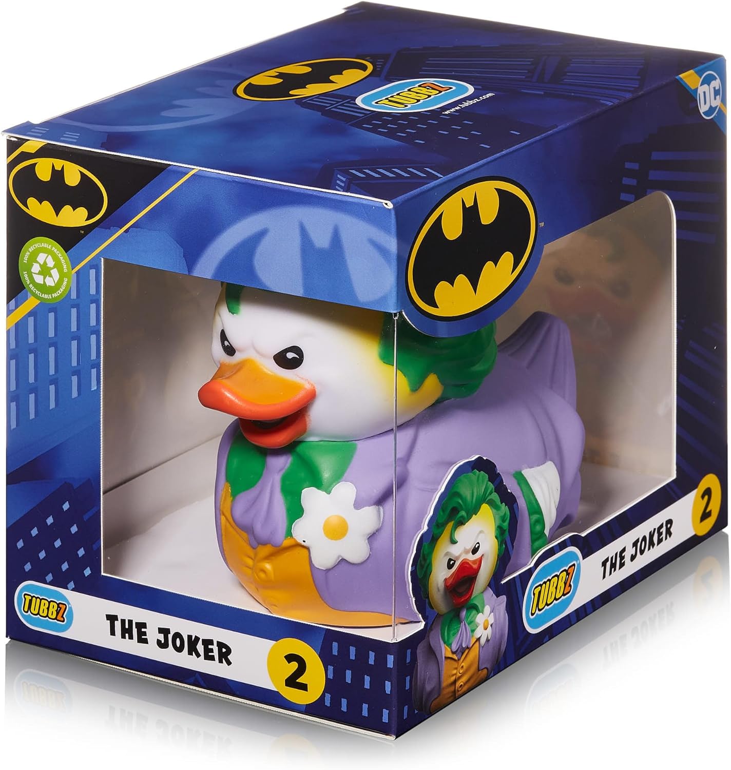 TUBBZ Box-Ausgabe Der Joker Sammler-Vinyl-Gummiente Figur - Offizielles DC Merchandise - Fernsehen, Filme & Videospiele