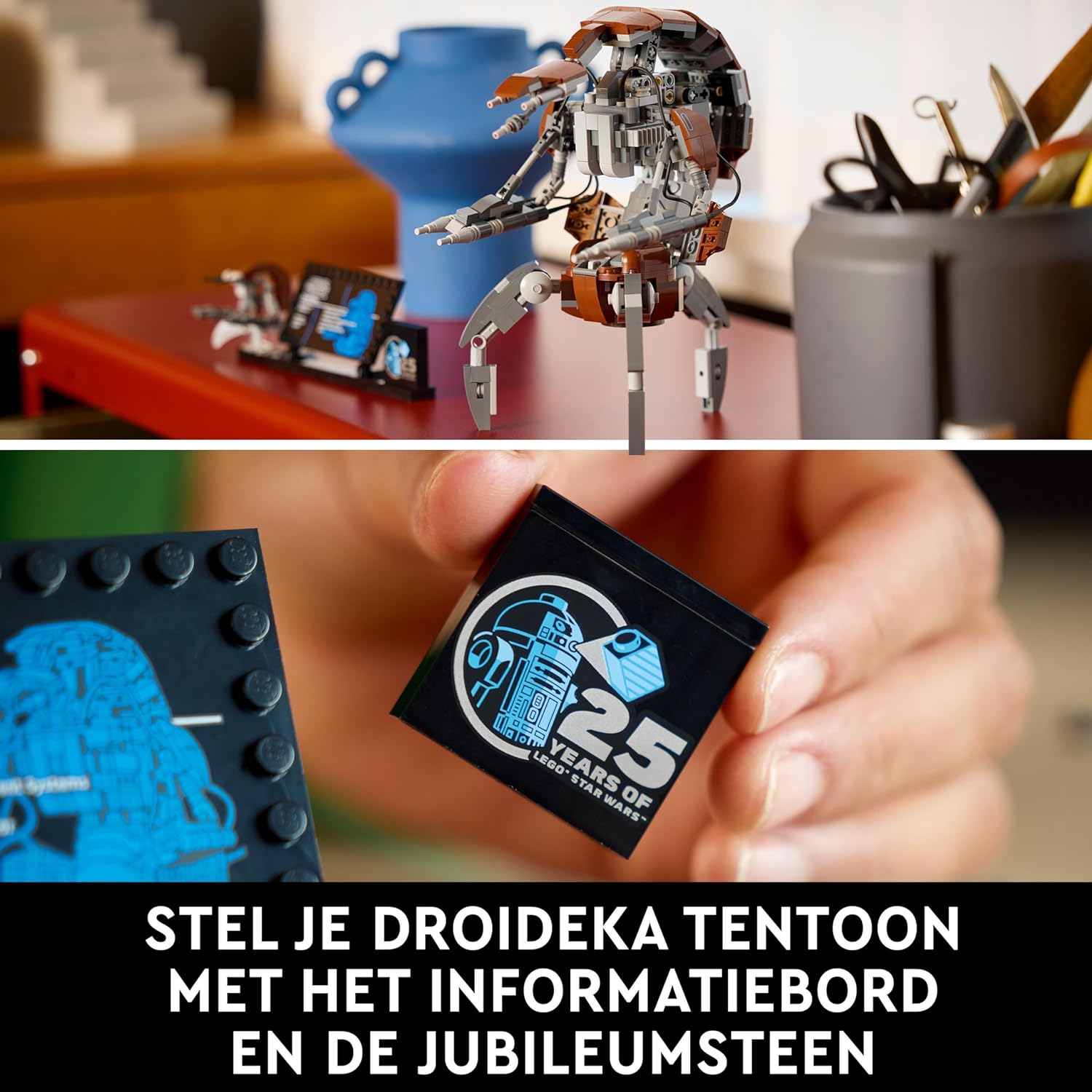 LEGO Star Wars Droideka Set, Collectible Droid Model Kit for Adults to Build, Home Officé Decor Display Figure, Memorabilia Gift idea for Men, Women, Him, Her & Fans 75381