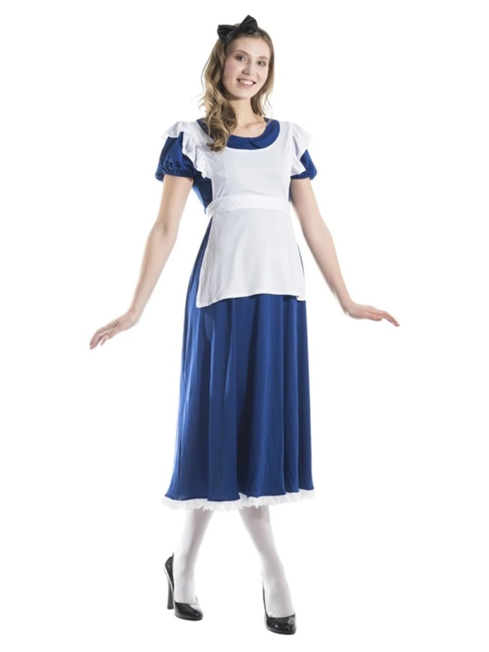 Adult Alice Costume, Long Small (UK 8-10
