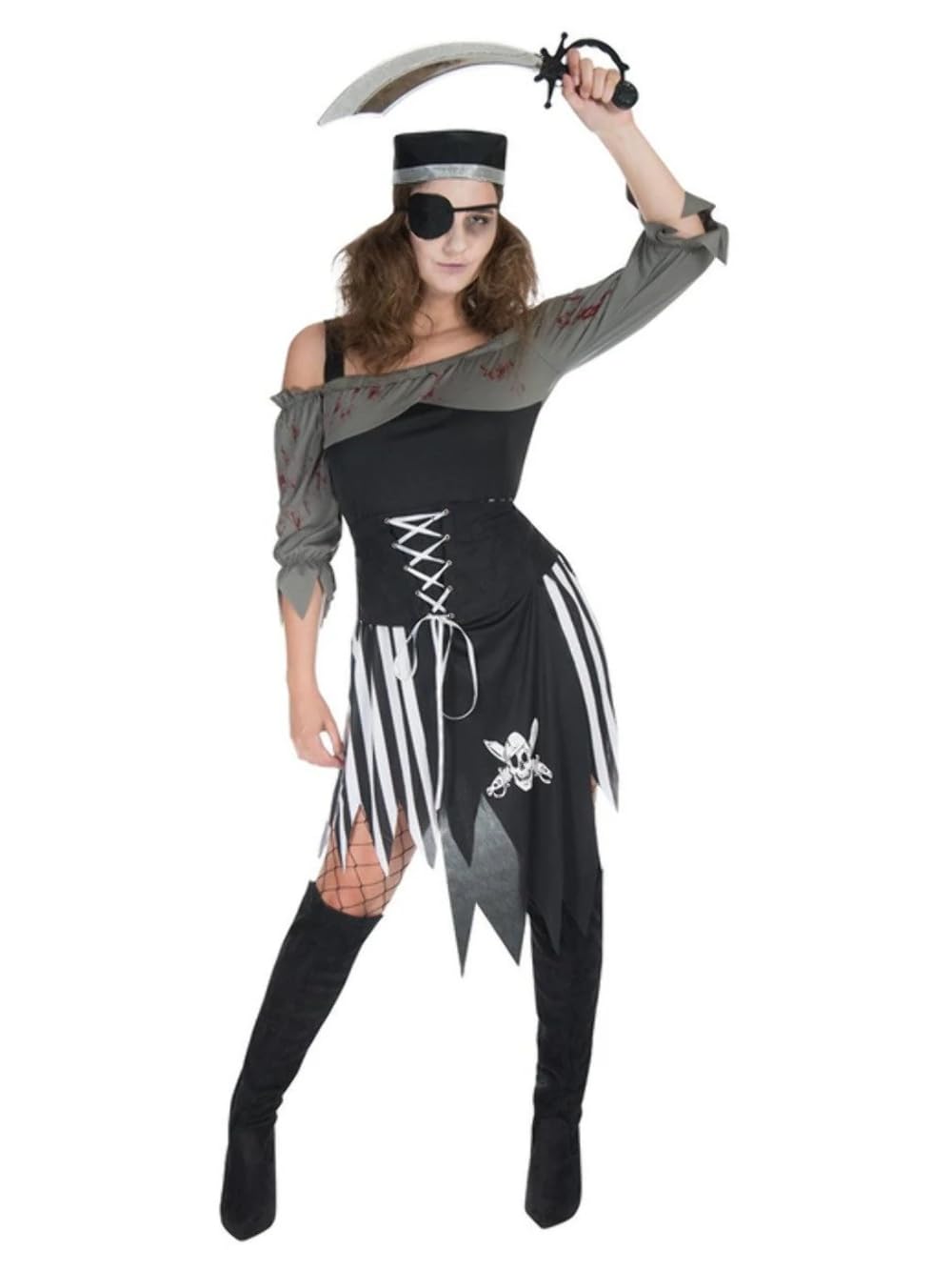 Zombie Pirate Costume X Small (UK 4-6