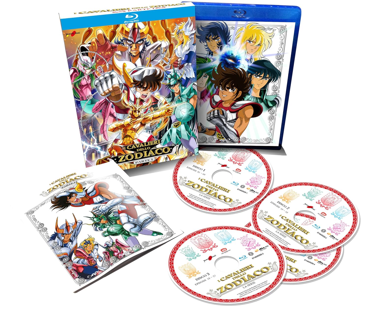 Cavalieri Dello Zodiaco (I) #01 (4 Blu-Ray+Booklet) - (Italian Import)