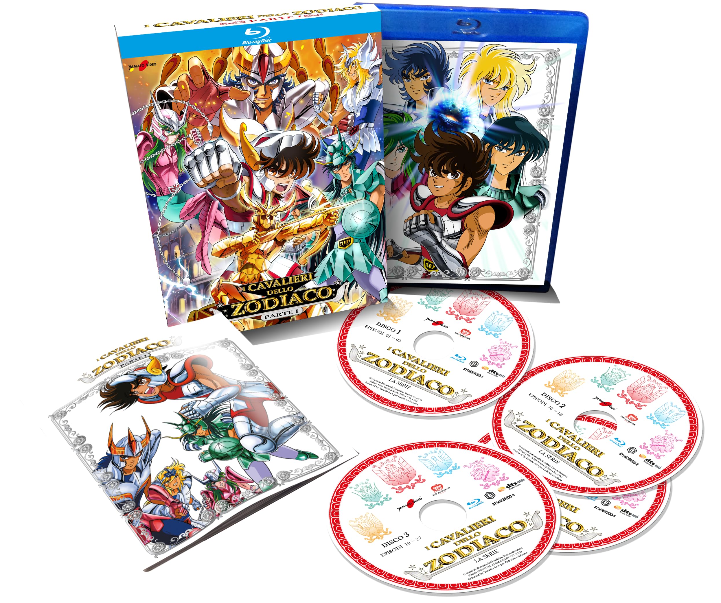 Cavalieri Dello Zodiaco (I) #01 (4 Blu-Ray+Booklet) - (Italian Import)