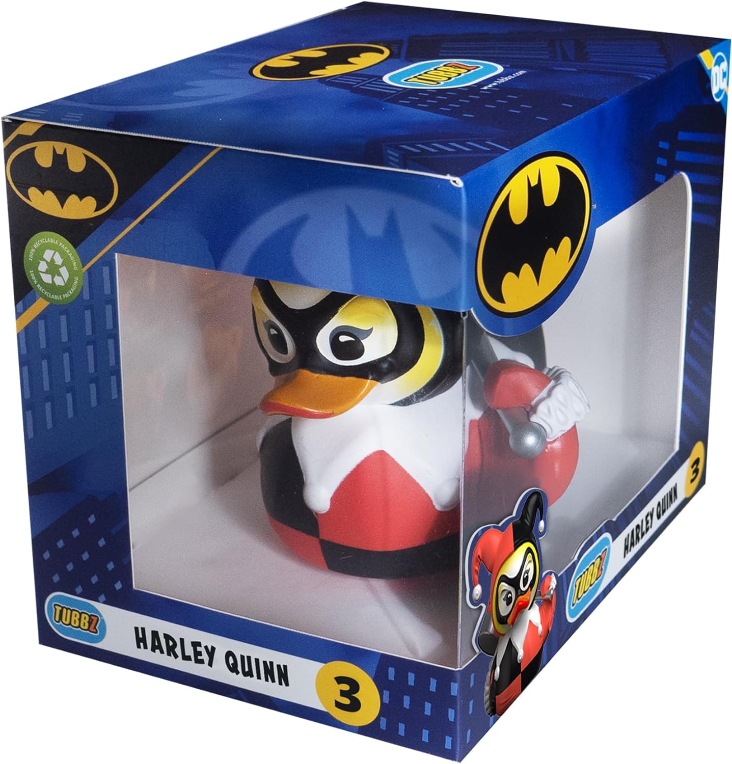 TUBBZ Boxed Edition Harley Quinn Collectible Vinyl Rubber Duck Figure - Official DC Comics Merchandise - TV, Movies & Video Games