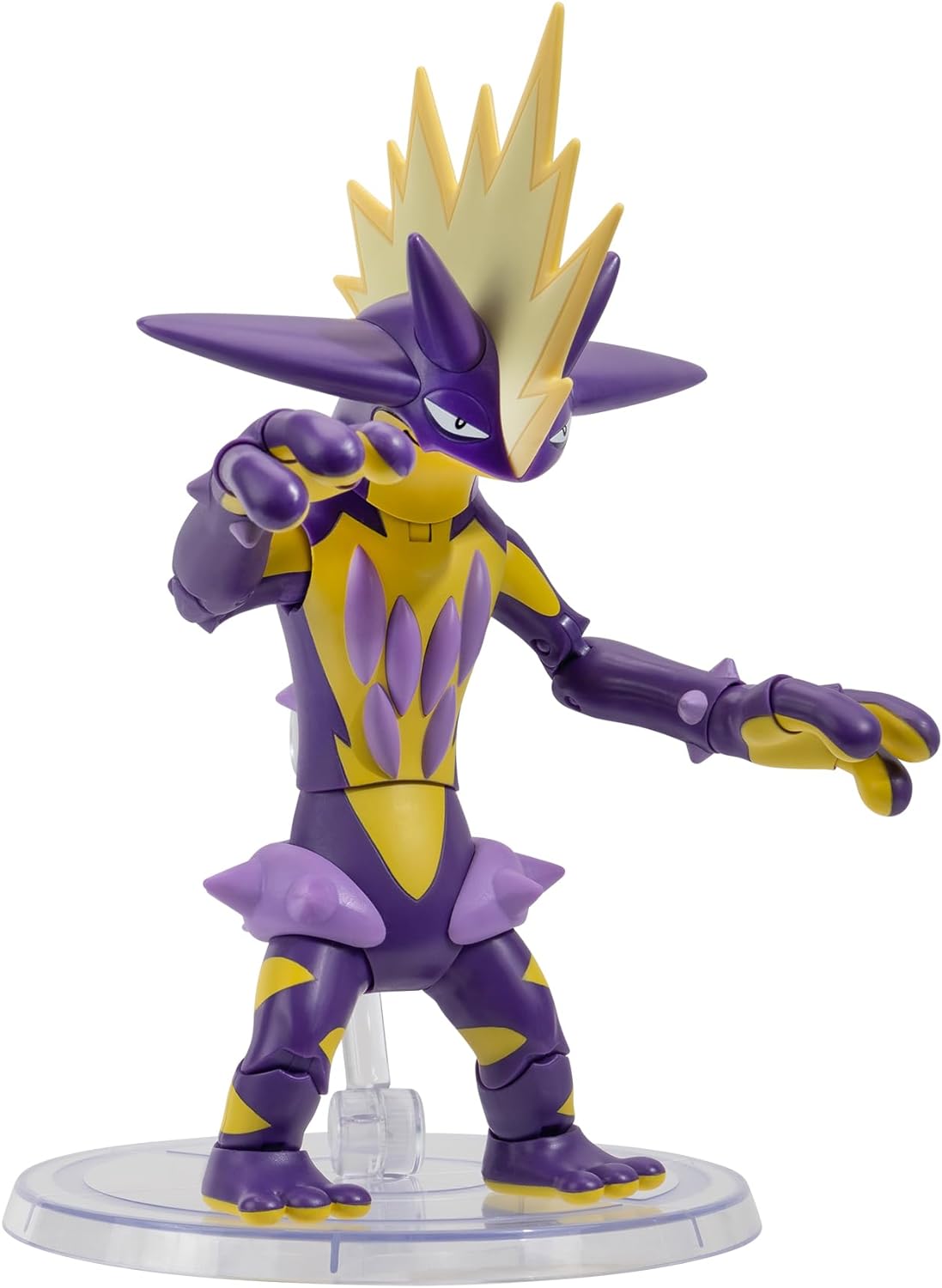 Pokémon Select Toxtricity (Amped) - 6-Inch Super-Articulated Figure with Over 15 Points of Articulation Select Series