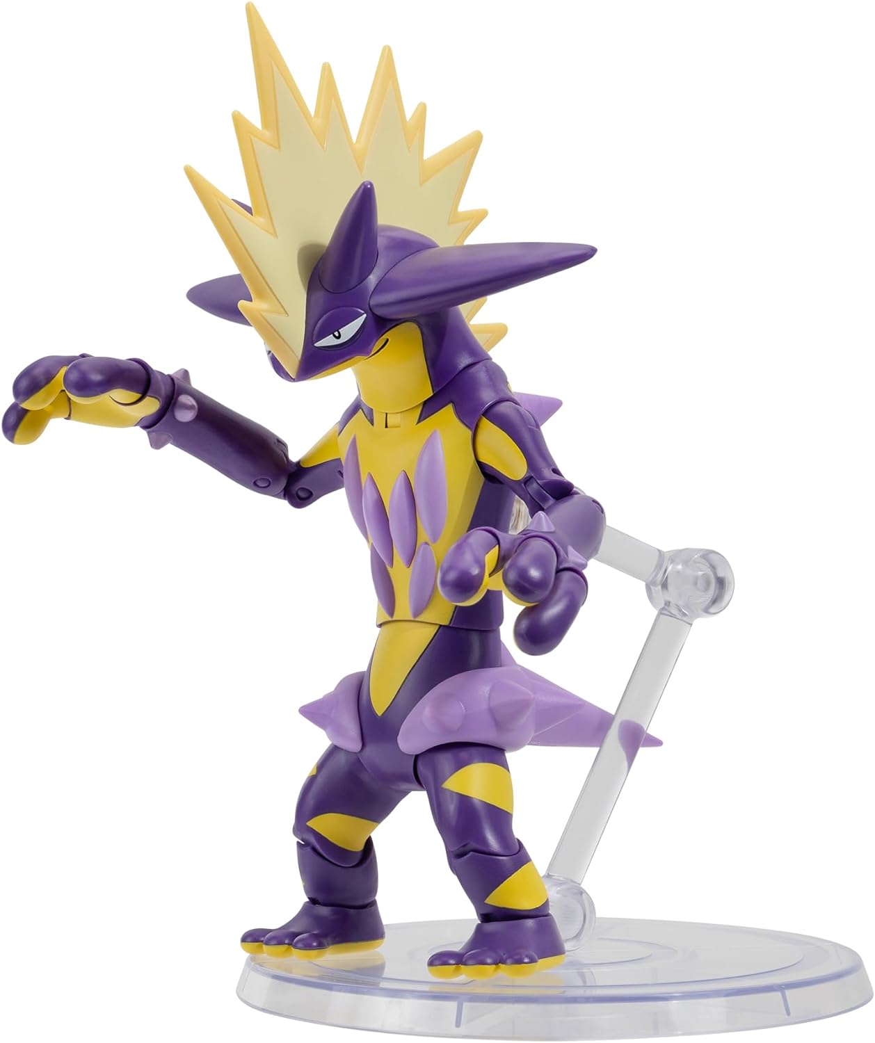 Pokémon Select Toxtricity (Amped) - 6-Inch Super-Articulated Figure with Over 15 Points of Articulation Select Series