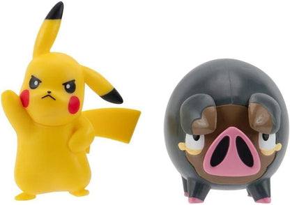 Pokémon Pikachu & Feraligatr Battle Minifigures Set, 5 cm, from the Battle Figure Pack