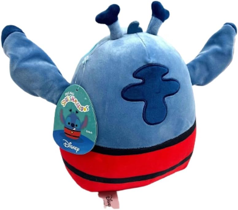 SQUISHMALLOWS SQDI00163 Alien Suit Stitch Little Ultrasoft Official Plush, Multicolour