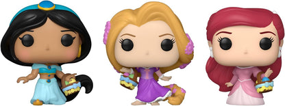 Funko Carrot Pocket POP! Disney - Rapunzel, Ariel and Jasmine - Collectable Vinyl Figure - Gift Idea - Official Merchandise - Toys for Kids & Adults - Model Figure for Collectors and Display