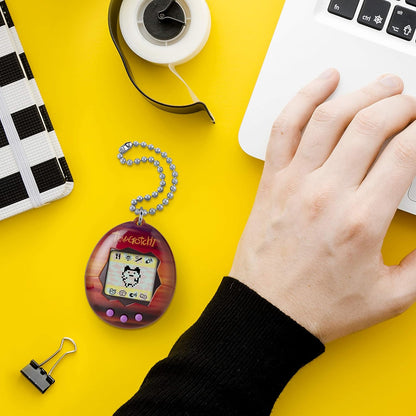 Bandai Tamagotchi Original Sunset Shell | Tamagotchi Original Cyber Pet 90s Adults and Kids Toy with Chain | Retro Virtual Pets are Great Boys and Girls Toys or Gifts for Ages 8+