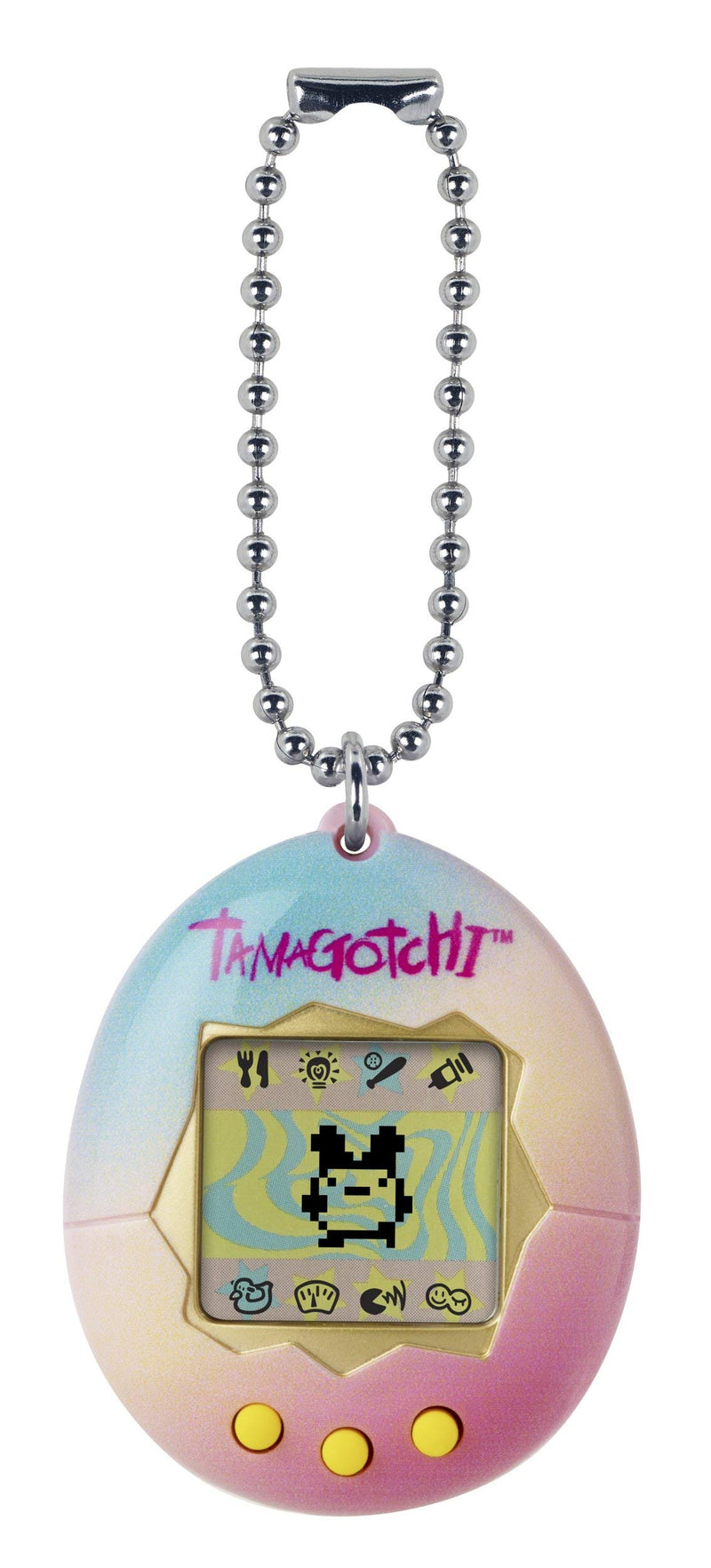 Bandai Tamagotchi Original Sahara Shell | Tamagotchi Original Cyber Pet 90s Adults and Kids Toy with Chain | Retro Virtual Pets are Great Boys and Girls Toys or Gifts for Ages 8+