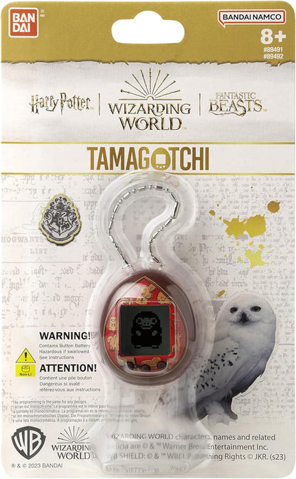 TAMAGOTCHI Nano Harry Potter Magical Creatures Shell | 4cm Red Harry Potter Virtual Pet Handheld Games Machine | Raise A Magical Creature As An Electronic Cyber Pet | Harry Potter Boys And Girls Toys
