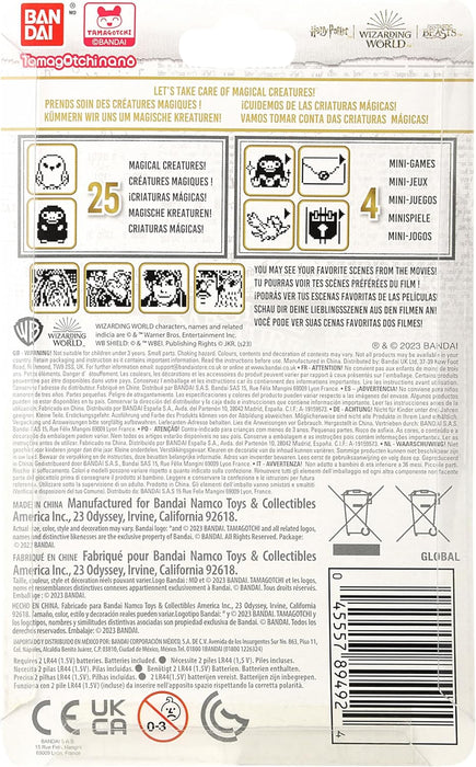 TAMAGOTCHI Nano Harry Potter Magical Creatures Shell | 4cm Red Harry Potter Virtual Pet Handheld Games Machine | Raise A Magical Creature As An Electronic Cyber Pet | Harry Potter Boys And Girls Toys