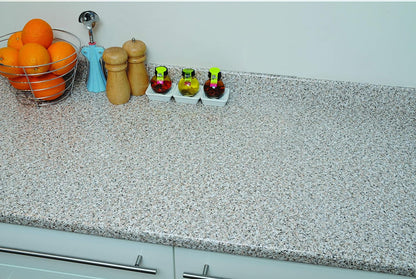 d-c-fix Sticky Back Plastic (self Adhesive Vinyl Film) Stone Granite Porrinho Beige 45cm x 2m 346-0181