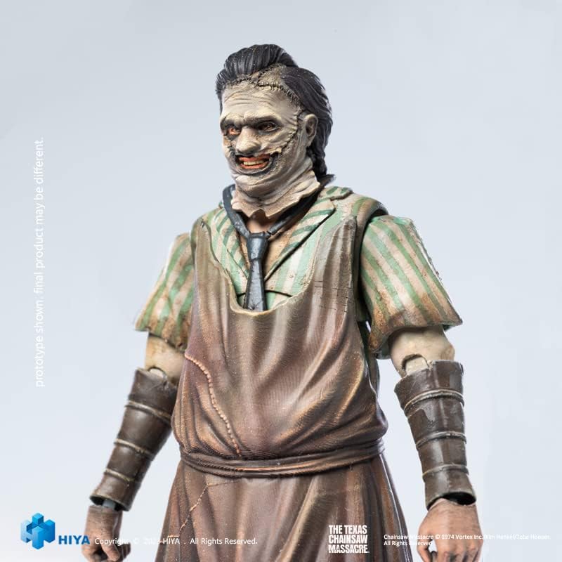 Hiya Toys Texas Chainsaw Massacre (2003) Figur 1/18 Exquisite Mini Leder 2003 Killing Mask 11 cm