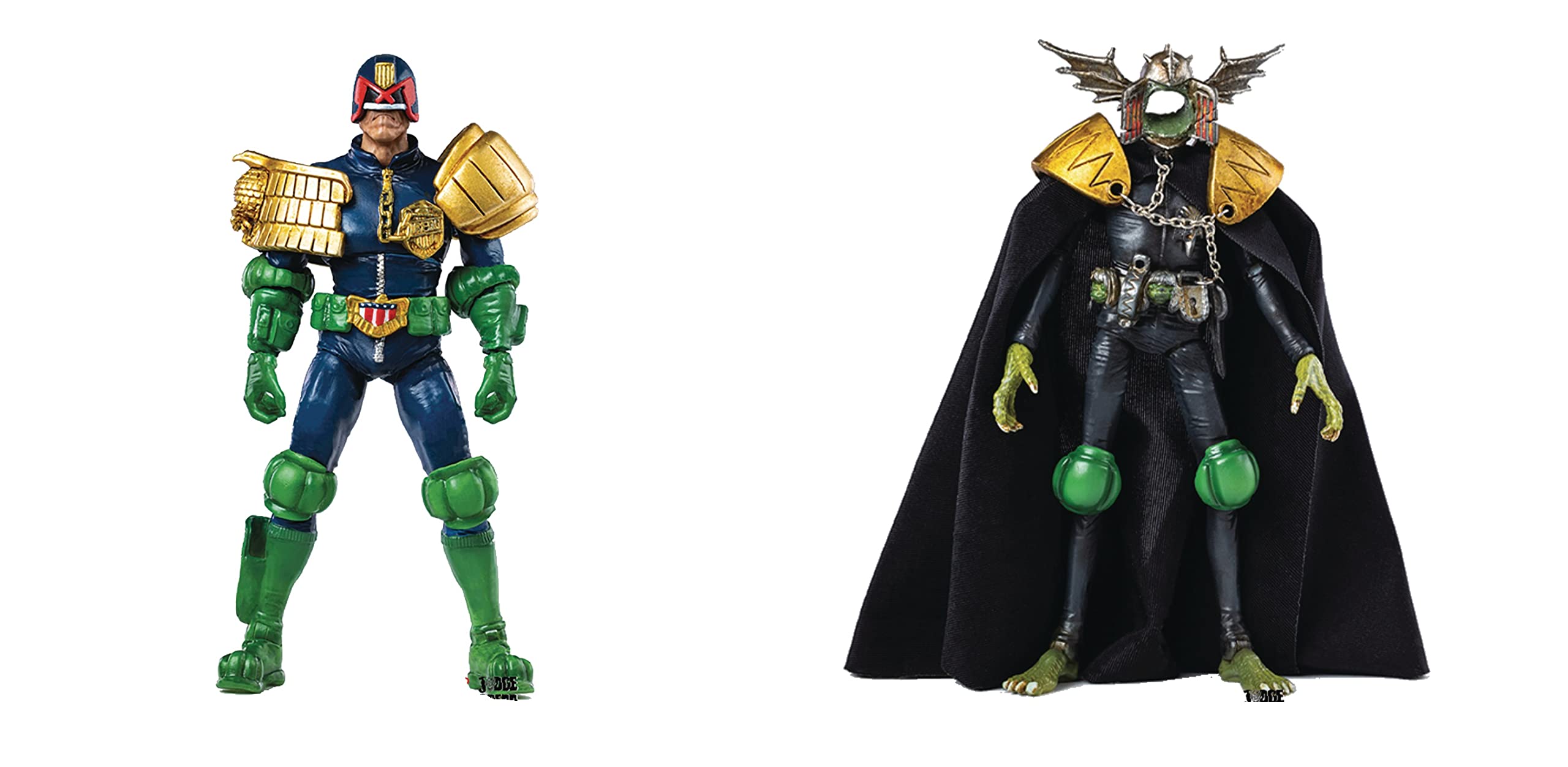 Hiya Toys Judge Dredd: Gaze into The fist of Dredd 1:18 Scale PX Action Figure Two-Pack