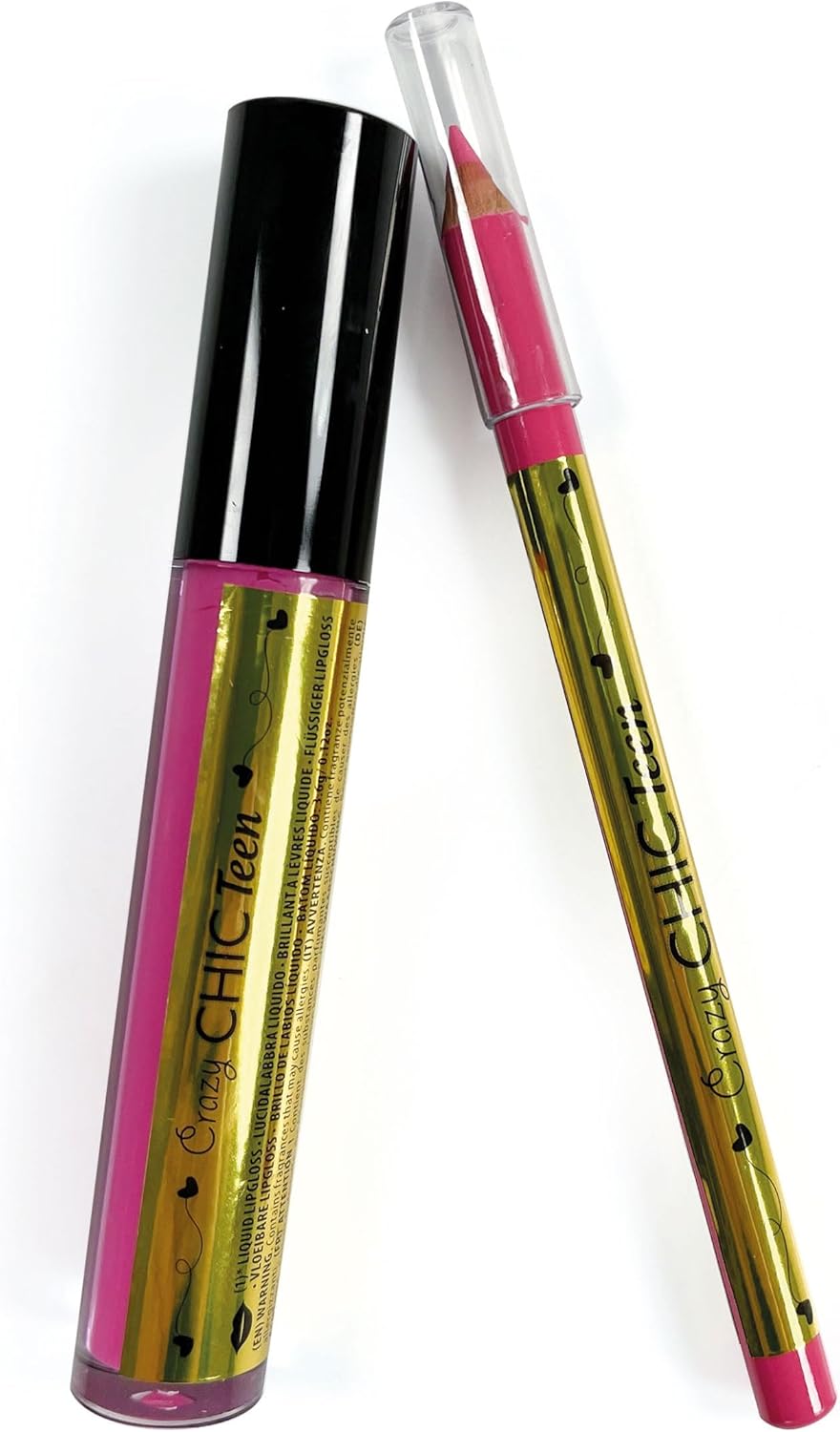 Clementoni - Clementoni Crazy Chic Lipgloss en Lippotlood Pink Power 2st.