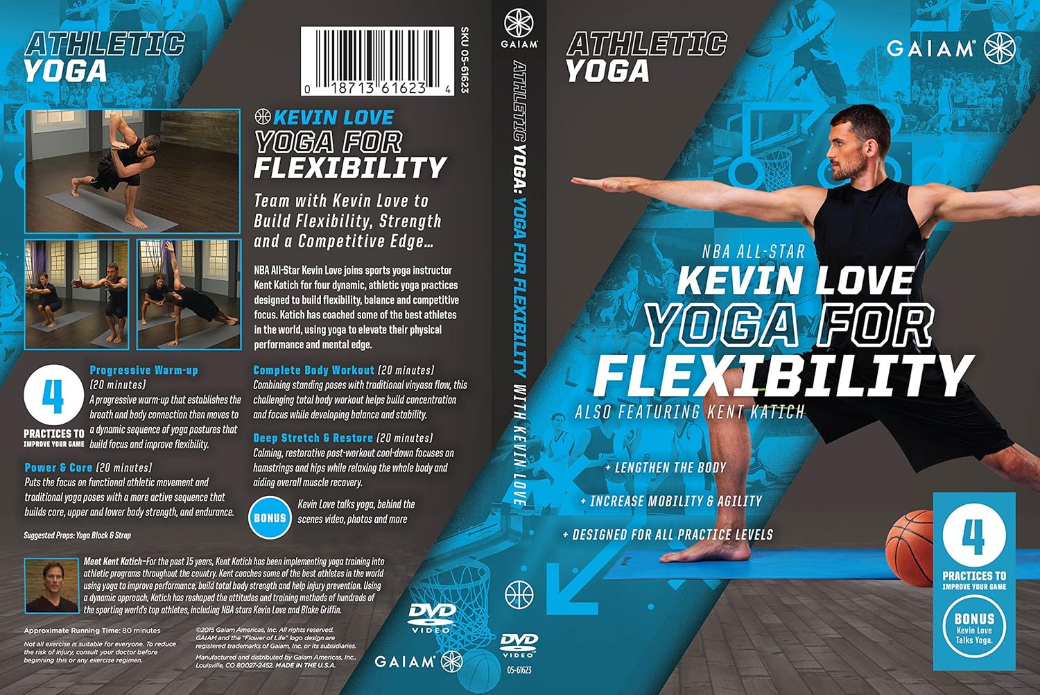 Athletic Yoga: Yaga for Flexibility W / Kevin Love