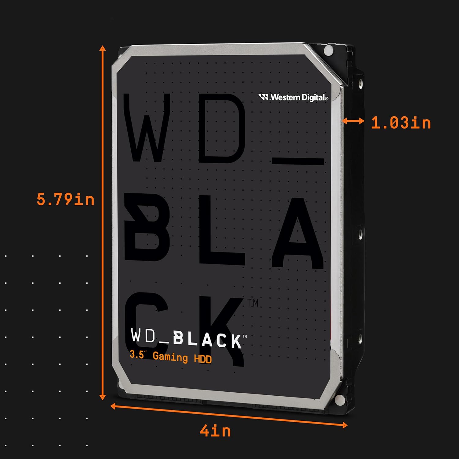 Hdd Desk Black 4Tb 3.5 Sata 6Gbs 256Mb