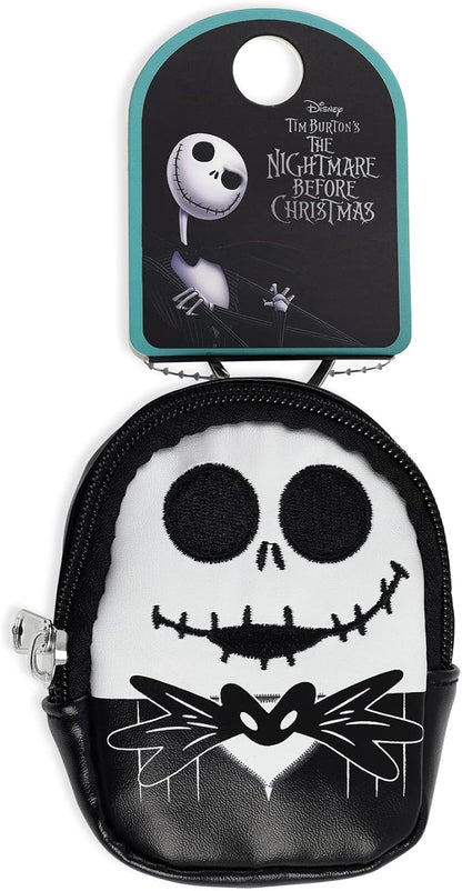 Disney The Nightmare Before Christmas Black and White Mini Backpack Keychain