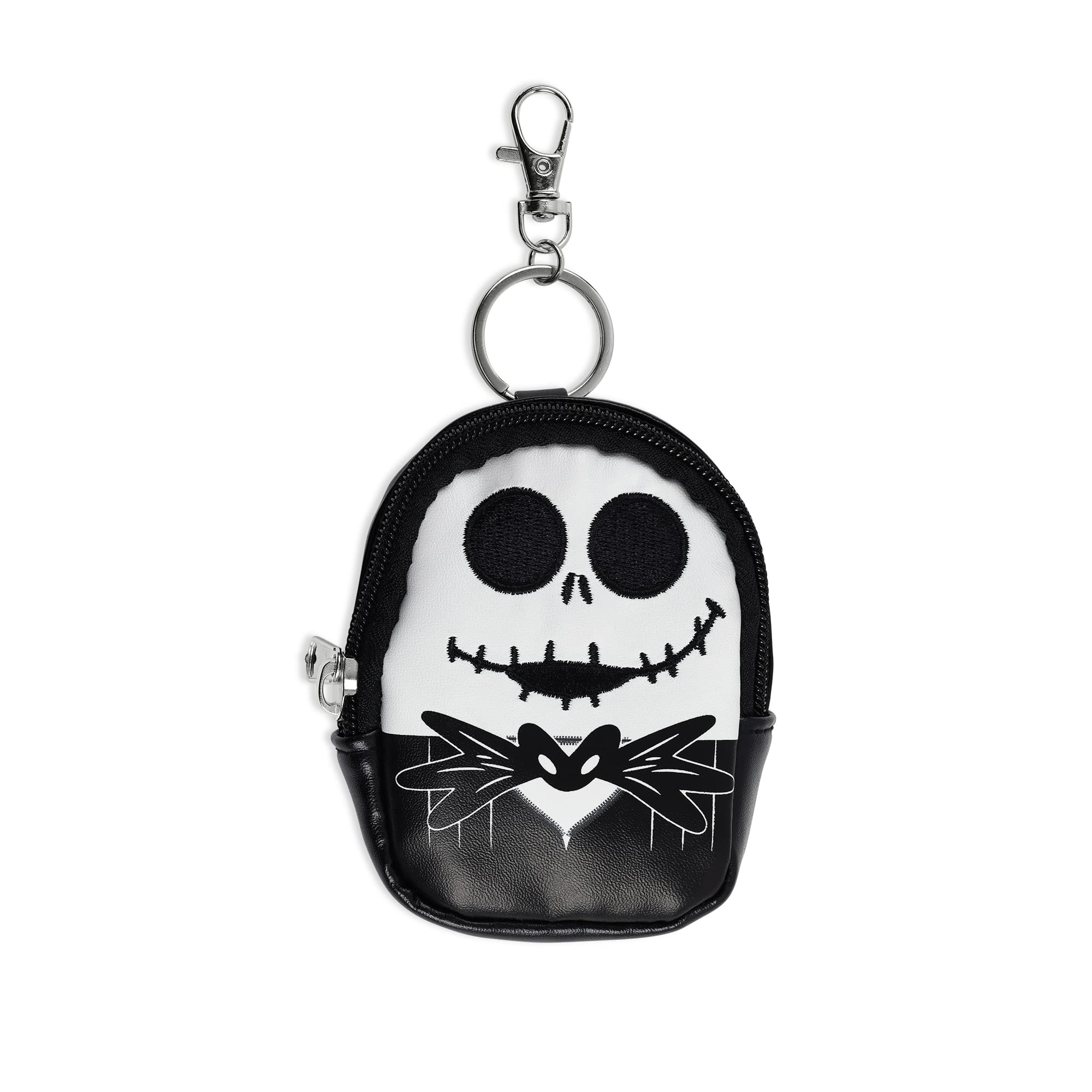 Disney The Nightmare Before Christmas Black and White Mini Backpack Keychain