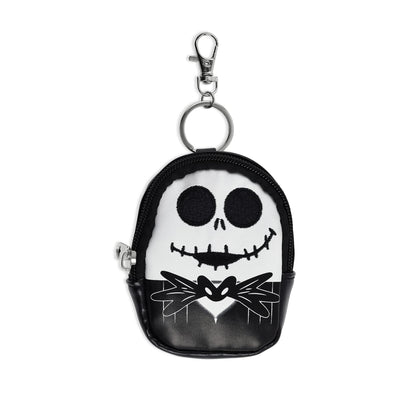Disney The Nightmare Before Christmas Black and White Mini Backpack Keychain